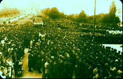 Masse legionare pe Dealul Mitropoliei la 6 Octombrie 1940