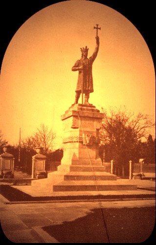 Statuia lui Stefan cel Mare din Chisin&atilde;u (cca. 1930)